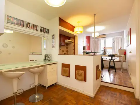 Monoambiente en Venta con Balcón al Frente en Las Cañitas