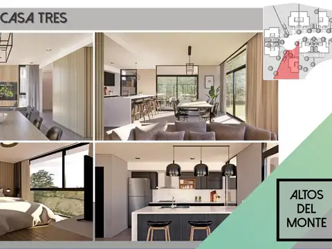 Casa 4 ambientes con 2 baños