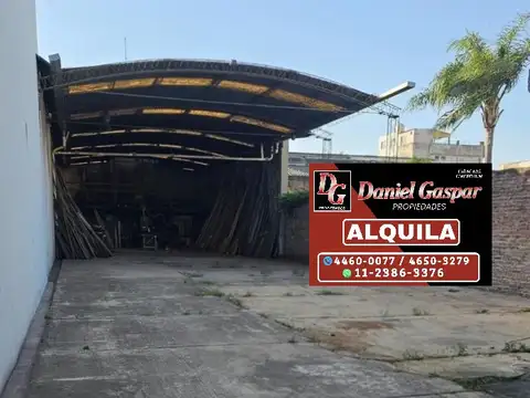 ALQUILER – GRAN GALPÓN / DEPÓSITO EN EL CENTRO DE TAPIALES