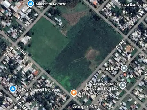 3.3 HECTAREAS EN VENTA 161 E/ 522 y 524 TERRENO 33.540 m2