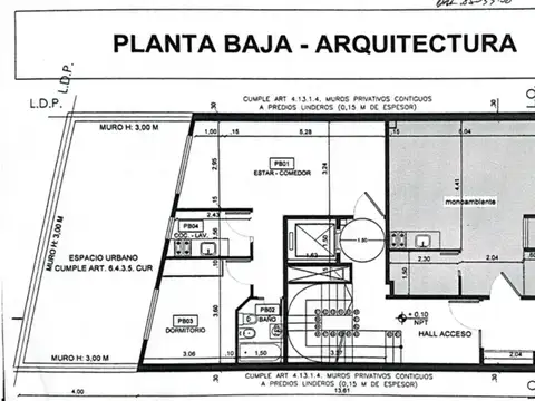 Departamento en Venta de Monoambiente