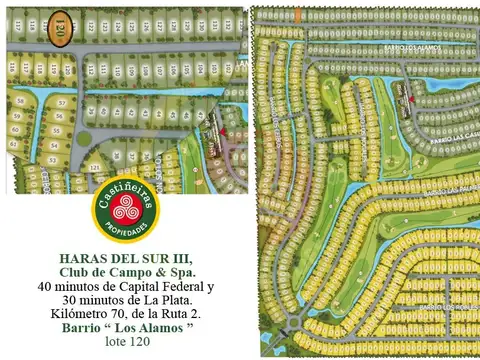 LOTE - 40 MIN. DE CAPITAL Y 30 MIN. DE LA PLATA - HARAS DEL SUR III - ESPACIOS COMUNES TERMINADOS !