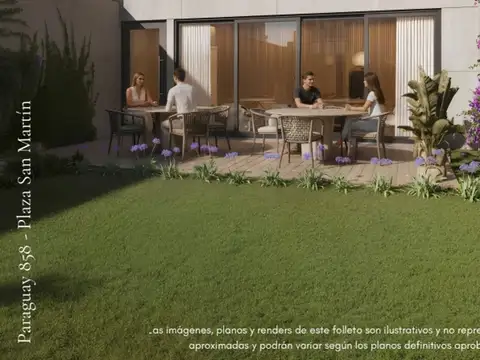 Departamento Monoambiente con 1 baño