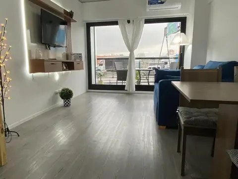 Alquiler, Departamento, Monoambiente, Balcón, Amoblado, Equipado, Piscina, Amenities, Barracas