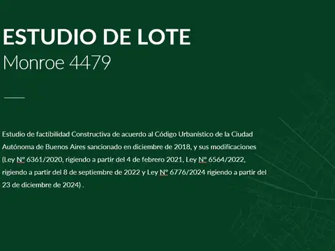 Lote| Venta en V Urquiza| 1414 M2 Vendibles USAM