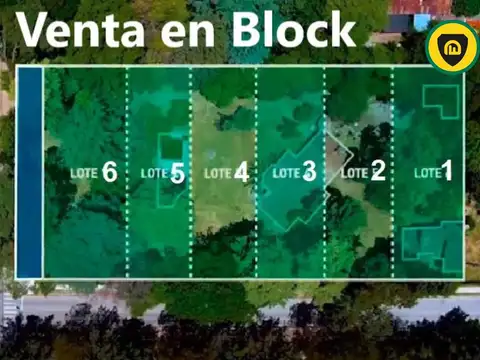 Terreno en Venta 46  mts Fondo