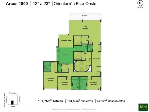 Departamento en Venta de 3 dormitorios
