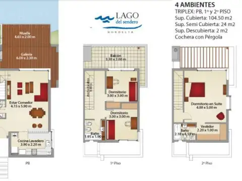 Departamento en Venta de 4 ambientes