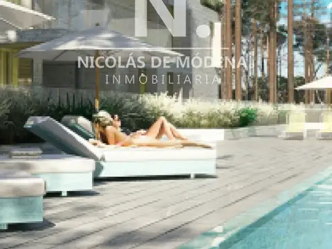 Departamento en complejo nuevo en Jose Ignacio en venta, 2 dormitorios con 2 baños