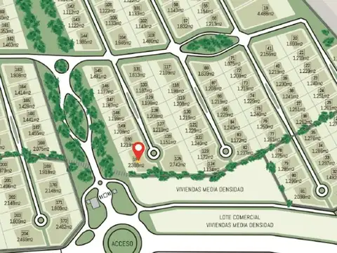 Terreno en Venta de 2388,0 m2