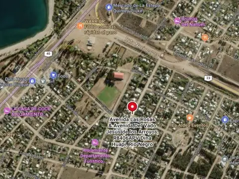 Av Las Rosas 409 esquina Av. del Vado Dina Huapi
