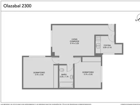 Departamento en Venta de 3 ambientes