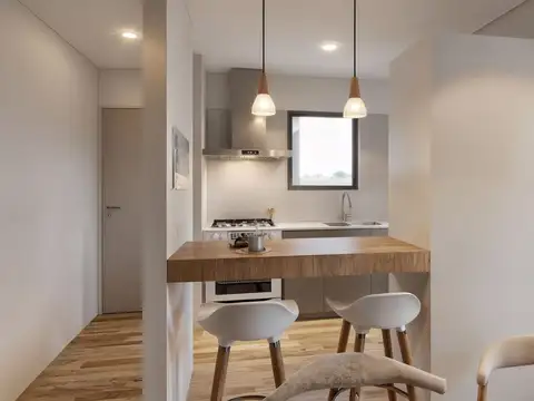 Departamento 2 ambientes con 1 baño