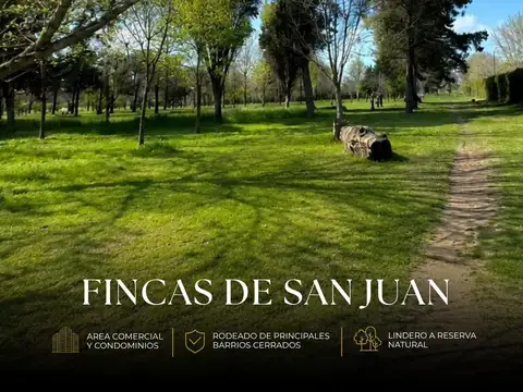ULTIMOS 5 LOTES EN FINCAS DE SAN JUAN EN VENTA!  OPORTUNIDAD 