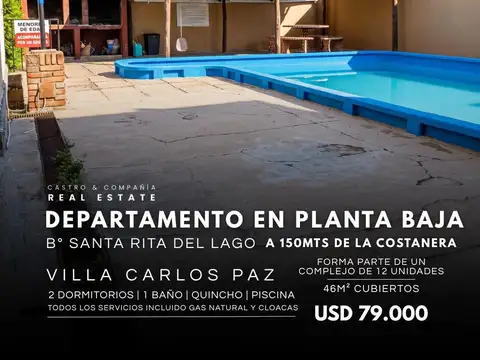 Departamento En Venta De 2 Dormitorios Con Pileta A 150 Metros De La Costanera – Barrio Santa Rita