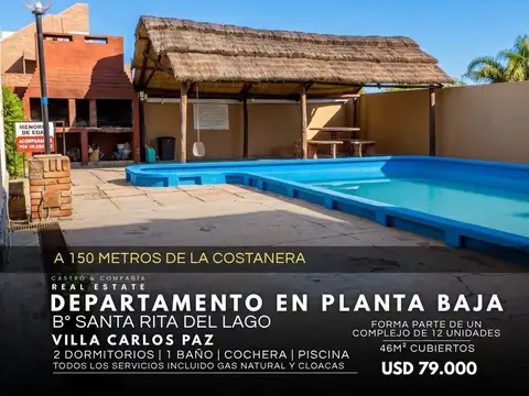Departamento En Venta De 2 Dormitorios Con Pileta A 150 Metros De La Costanera – Barrio Santa Rita