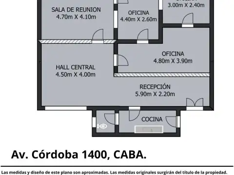Avenida Córdoba 1400