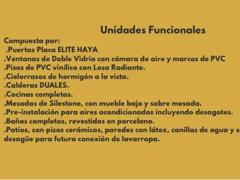 Departamento 3 ambientes con 2 baños