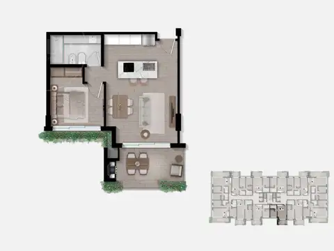 Departamento en Venta de 2 ambientes