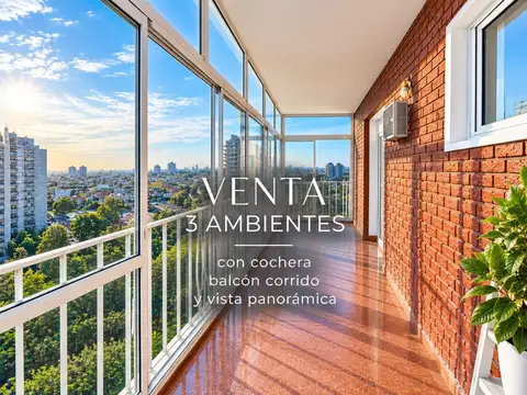 VENTA 3 AMBIENTES CON COCHERA APTO CREDITO