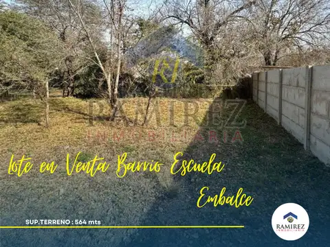 Lote en venta en Embalse - Barrio Escuela