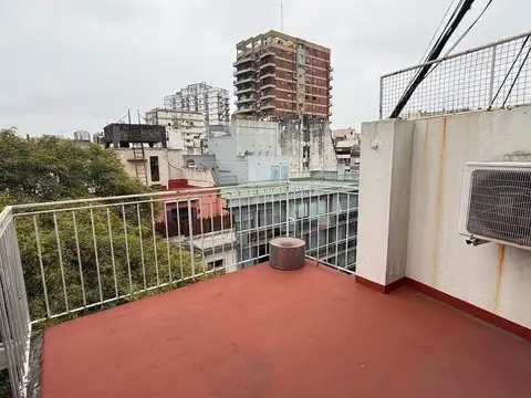 Departamento Monoambiente con doble Ventilación, y Balcón Terraza, Barrio Norte