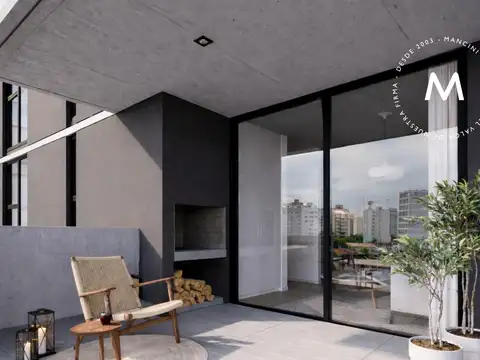 Departamento en venta de 2 ambientes con balcón y parrilla