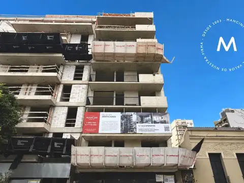 Departamento en venta de 2 ambientes con balcón y parrilla