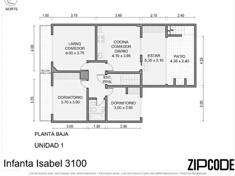Depto Tipo Casa en Venta en General San Martin, USD 80.000