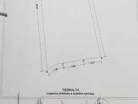 VENTA LOTE TIERRA ALTA 1272M2 OPORTUNIDAD