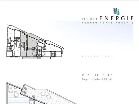 Departamento 5 ambientes con 2 baños