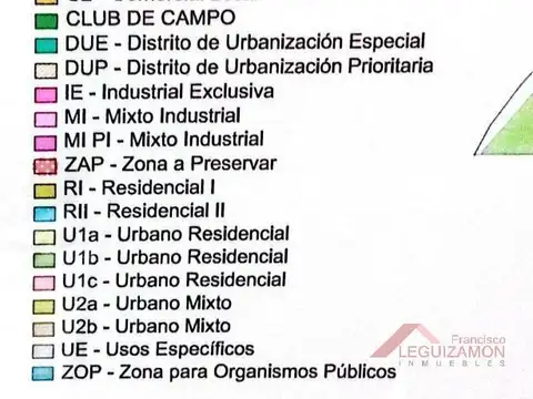 Terreno en Venta 26  mts Fondo