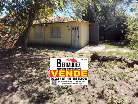 Venta Casa Sola en Lote 3 Ambientes Calle 87 Entre 2 Y 3 Mar del Tuyu
