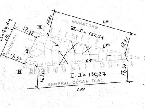 Terreno en Venta 8,66  mts Frente