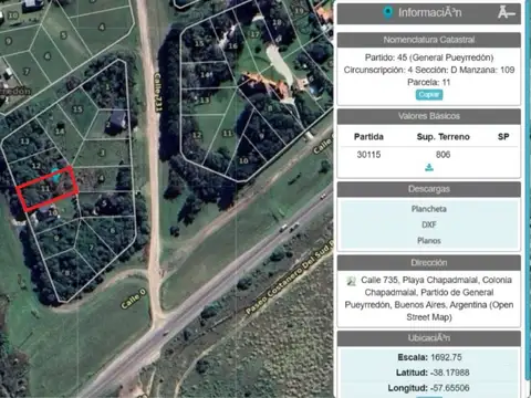 EXCLUSIVO LOTE A METROS DEL MAR FRENTE AL ARROYO, PLAYA PARADISE, CHAPADMALAL