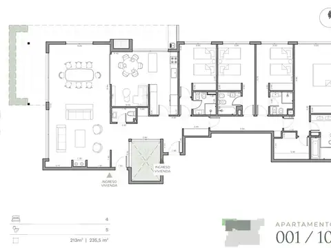 Depto Tipo Casa en Venta con 2 cocheras