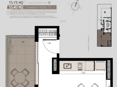 Monoambiente a Estrenar en Villa Devoto