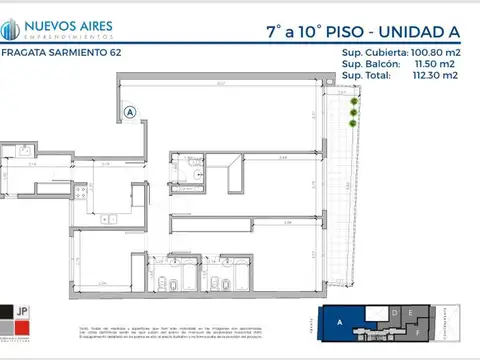 Departamento en Venta en Caballito, USD 274.000