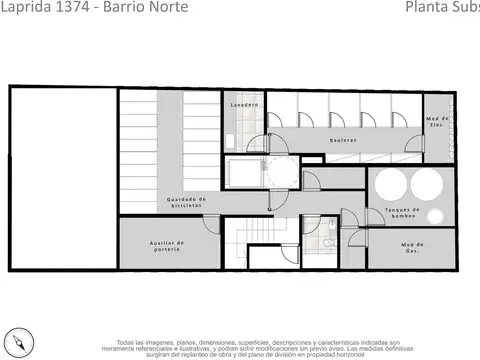 Departamento 3 ambientes con 2 baños