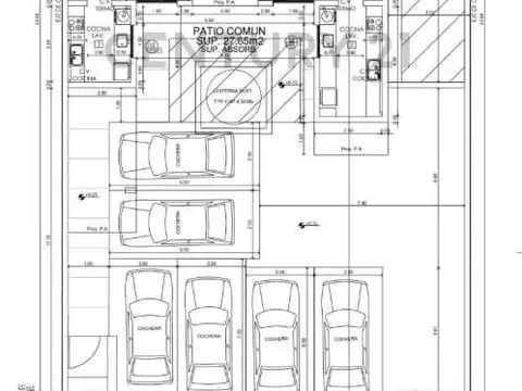 Departamento 3 ambientes con 1 baño