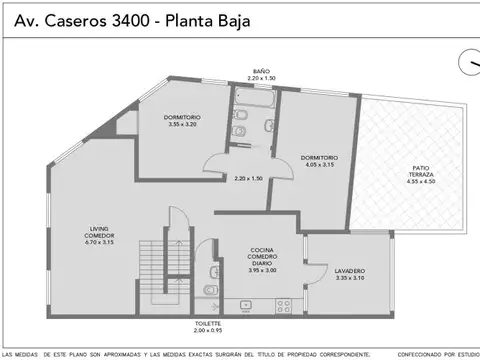 Depto Tipo Casa en Venta en Boedo, USD 179.000