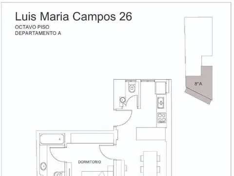 Departamento en el emprendimiento CALIX Palermo