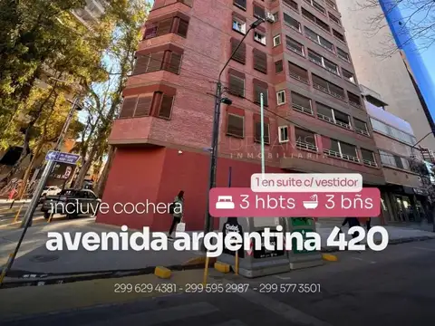 Departamento - Alquiler - Argentina, Neuquen - Avenida Argentina 420