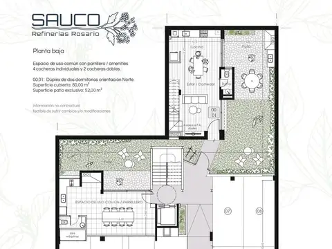 Departamento en Venta en Refinerías, USD 195.000
