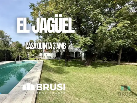 CASA QUINTA EN VENTA EN EL JAGUEL CON QUINCHO Y PILETA