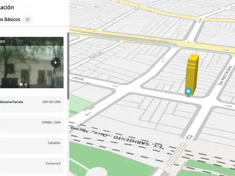 Terreno en Venta en Caballito Sur, USD 580.000