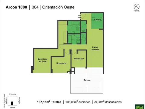 Departamento en Venta de 3 dormitorios