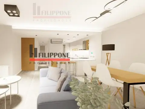 Departamento 6 ambientes con 2 baños