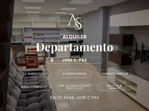 Departamento en Jose Clemente Paz