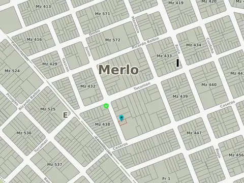 Terreno en Venta 15  mts Frente